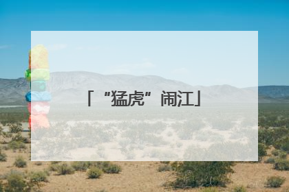 “猛虎”闹江