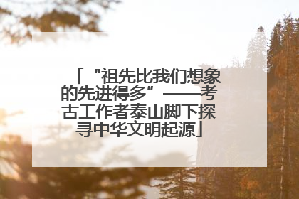 “祖先比我们想象的先进得多”——考古工作者泰山脚下探寻中华文明起源