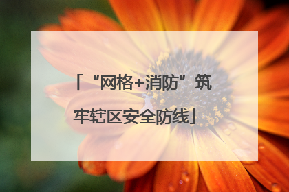 “网格+消防”筑牢辖区安全防线