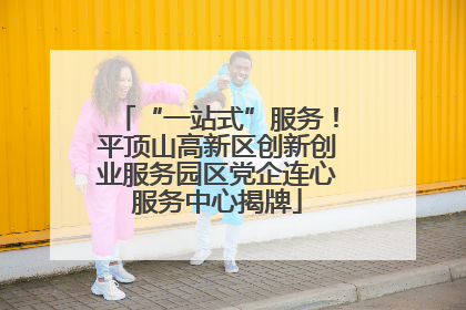 “一站式”服务！平顶山高新区创新创业服务园区党企连心服务中心揭牌