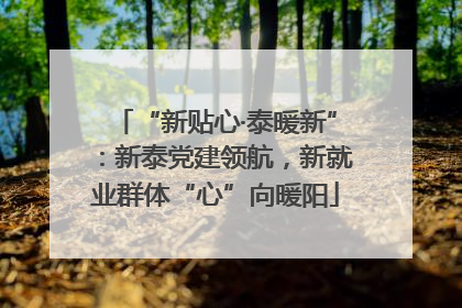 “新贴心·泰暖新”：新泰党建领航，新就业群体“心”向暖阳