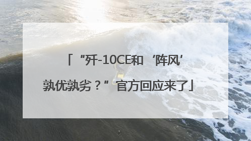 “歼-10CE和‘阵风’孰优孰劣？”官方回应来了