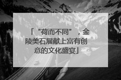 “荷而不同”，金陵美石展献上富有创意的文化盛宴