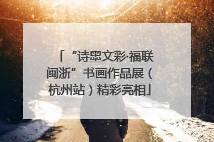 “诗墨文彩·福联闽浙”书画作品展（杭州站）精彩亮相