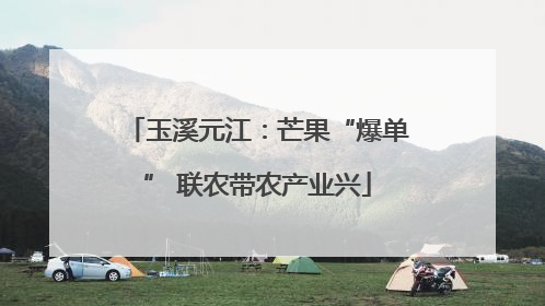 玉溪元江：芒果“爆单” 联农带农产业兴