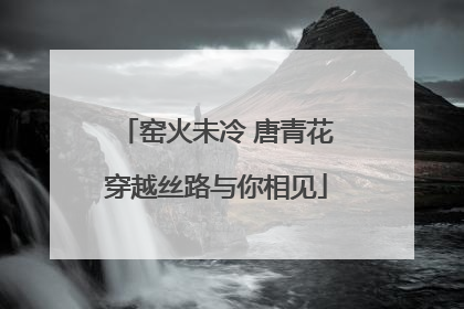 窑火未冷 唐青花穿越丝路与你相见