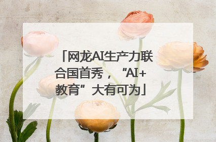 网龙AI生产力联合国首秀，“AI+教育”大有可为