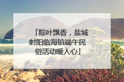 粽叶飘香，盐城射阳临海镇端午民俗活动暖人心