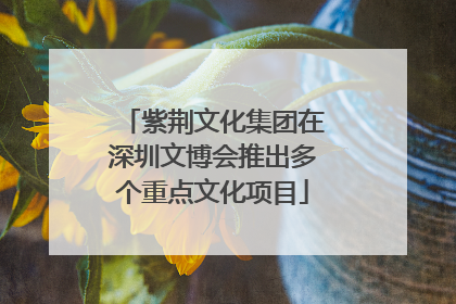 紫荆文化集团在深圳文博会推出多个重点文化项目