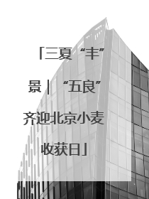 三夏“丰”景｜“五良”齐迎北京小麦收获日