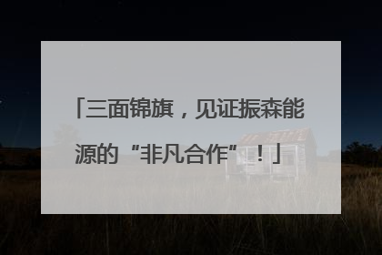 三面锦旗，见证振森能源的“非凡合作”！