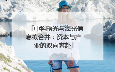中科曙光与海光信息拟合并：资本与产业的双向奔赴