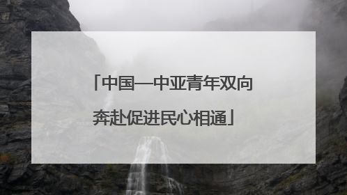 中国—中亚青年双向奔赴促进民心相通