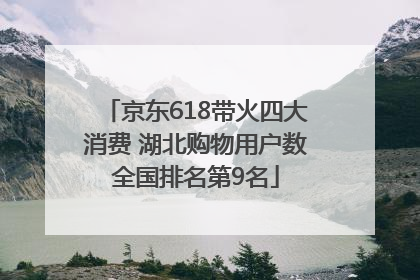 京东618带火四大消费 湖北购物用户数全国排名第9名