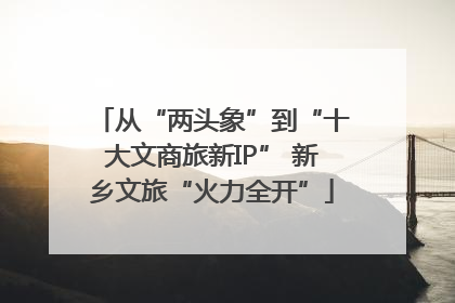从“两头象”到“十大文商旅新IP” 新乡文旅“火力全开”
