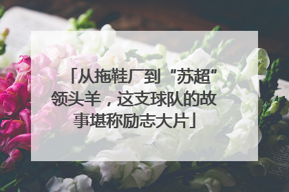 从拖鞋厂到“苏超”领头羊，这支球队的故事堪称励志大片
