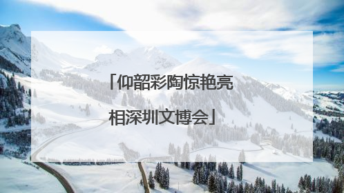 仰韶彩陶惊艳亮相深圳文博会