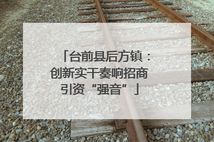 台前县后方镇：创新实干奏响招商引资“强音”