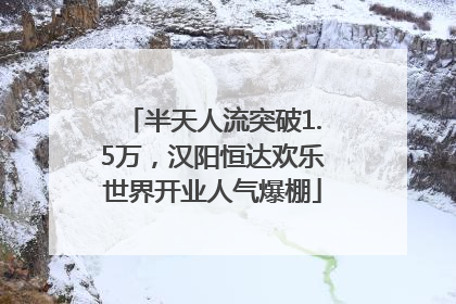 半天人流突破1.5万，汉阳恒达欢乐世界开业人气爆棚