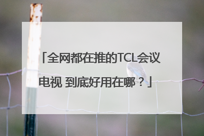 全网都在推的TCL会议电视 到底好用在哪？