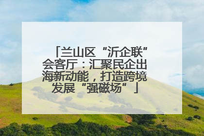 兰山区“沂企联”会客厅：汇聚民企出海新动能，打造跨境发展“强磁场”