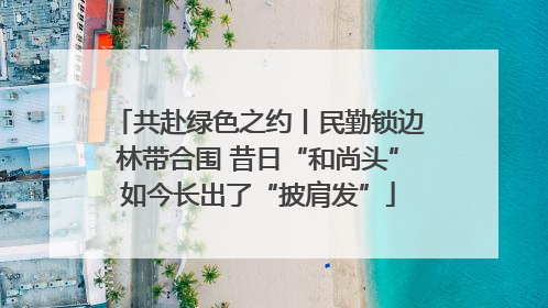 共赴绿色之约丨民勤锁边林带合围 昔日“和尚头”如今长出了“披肩发”
