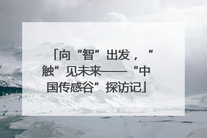 向“智”出发，“触”见未来——“中国传感谷”探访记
