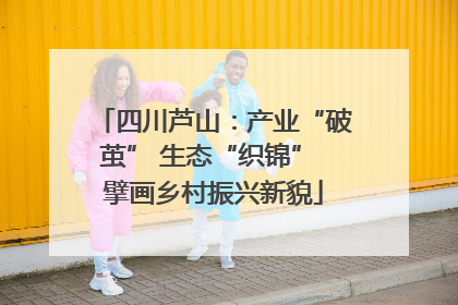 四川芦山：产业“破茧” 生态“织锦” 擘画乡村振兴新貌