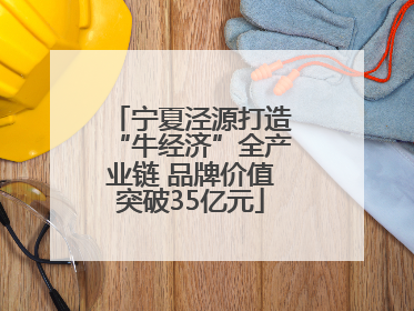 宁夏泾源打造“牛经济”全产业链 品牌价值突破35亿元