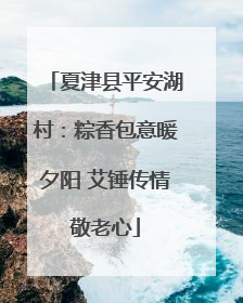 夏津县平安湖村：粽香包意暖夕阳 艾锤传情敬老心