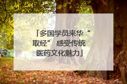 多国学员来华“取经” 感受传统医药文化魅力