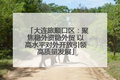 大连旅顺口区：聚焦稳外资稳外贸 以高水平对外开放引领高质量发展
