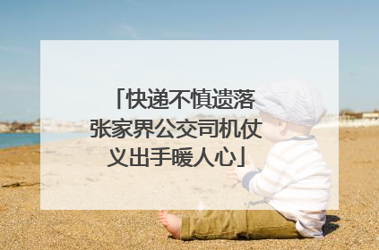 快递不慎遗落 张家界公交司机仗义出手暖人心