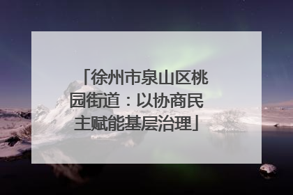 徐州市泉山区桃园街道：以协商民主赋能基层治理