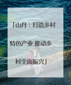 山丹：打造乡村特色产业 推动乡村全面振兴