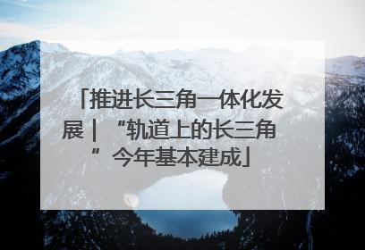 推进长三角一体化发展｜“轨道上的长三角”今年基本建成