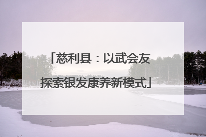 慈利县：以武会友 探索银发康养新模式