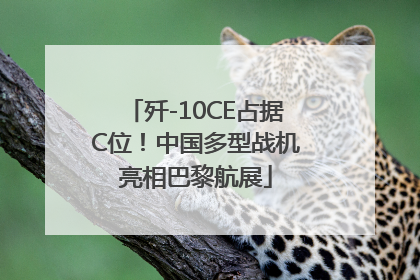 歼-10CE占据C位！中国多型战机亮相巴黎航展