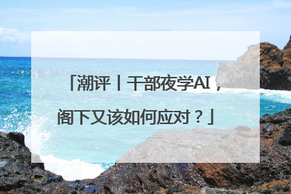 潮评丨干部夜学AI，阁下又该如何应对？
