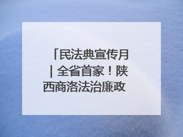 民法典宣传月｜全省首家！陕西商洛法治廉政教育基地“以案说纪”润人心
