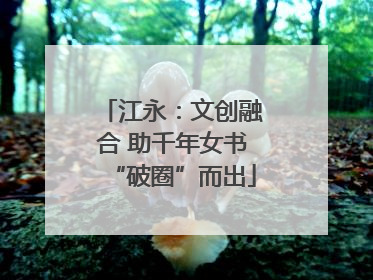 江永：文创融合 助千年女书“破圈”而出