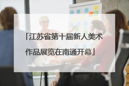 江苏省第十届新人美术作品展览在南通开幕