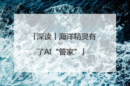 深读丨海洋精灵有了AI“管家”