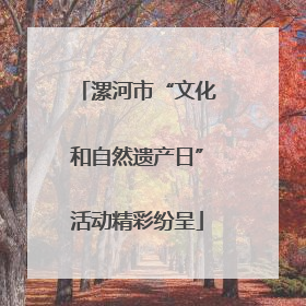 漯河市“文化和自然遗产日”活动精彩纷呈