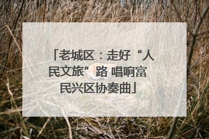 老城区：走好“人民文旅”路 唱响富民兴区协奏曲
