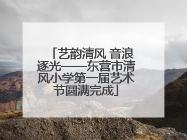 艺韵清风 音浪逐光——东营市清风小学第一届艺术节圆满完成