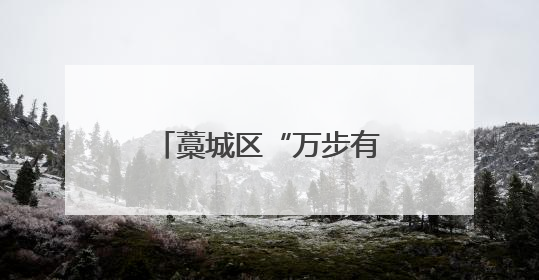 藁城区“万步有约”健走活动开启 积极营造科学健身的良好氛围