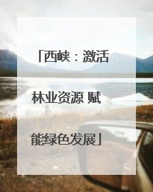 西峡：激活林业资源 赋能绿色发展