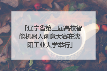 辽宁省第三届高校智能机器人创意大赛在沈阳工业大学举行