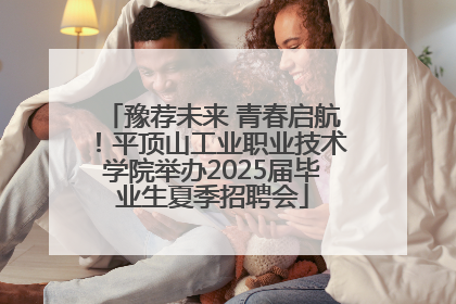 豫荐未来 青春启航！平顶山工业职业技术学院举办2025届毕业生夏季招聘会